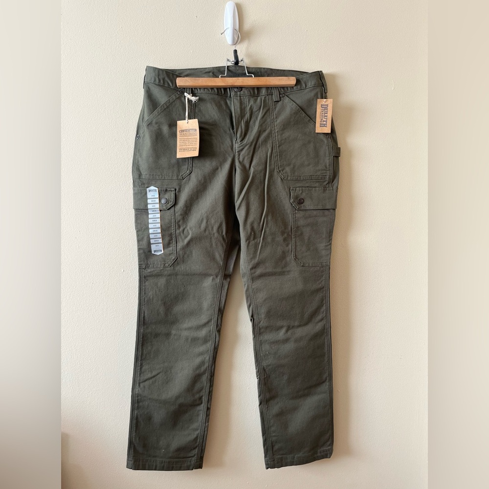 NWT Duluth Trading Co. Woman’s DuluthFlex Fire Hose Slim Leg Cargo Pants